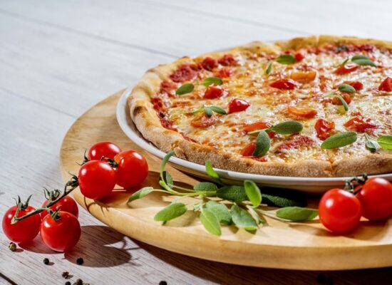 pizza prise en photo